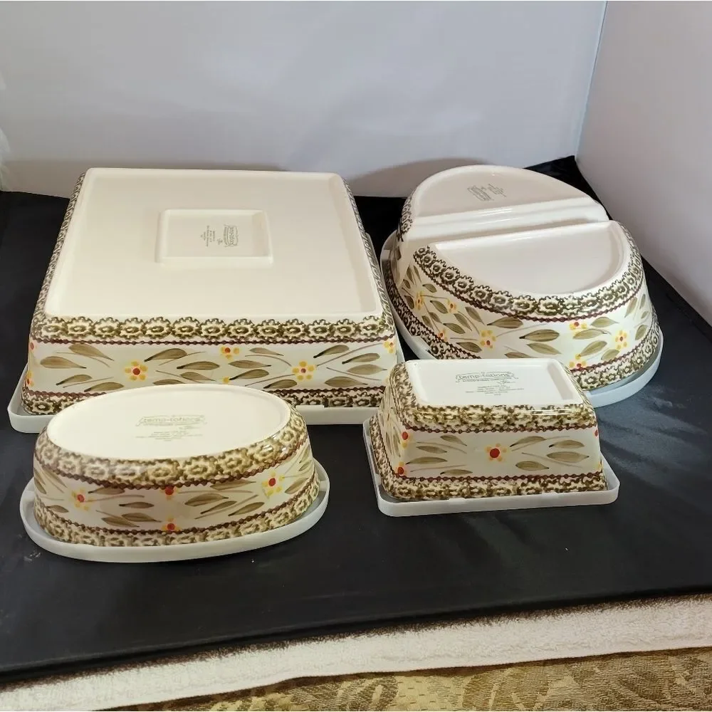 BRAND NEW TEMP-TATIONS PRESENTABLE OVENWARE BY TORA